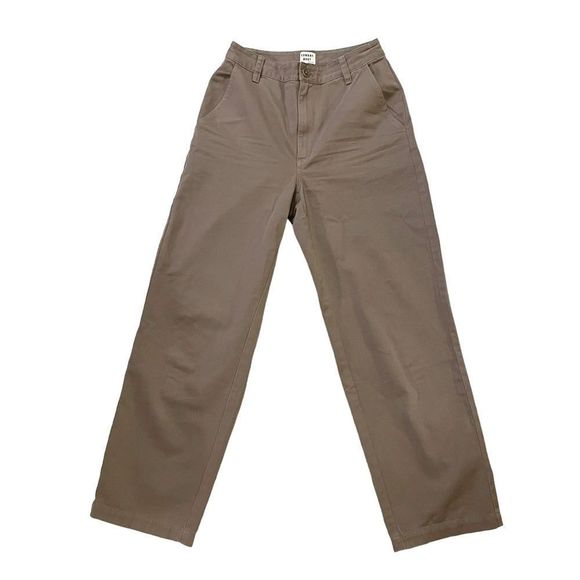 Aritzia Sunday Best Jaden Pant High-waisted Chino in GD Turner Taupe Size 2 - Picture 11 of 15